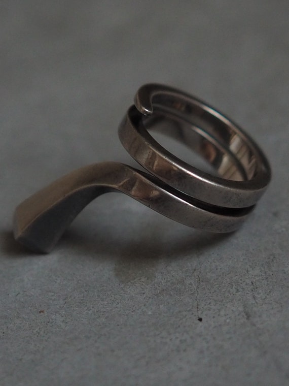 HERMES Clou de forge Ring SV 925 Silver size (US)… - image 3