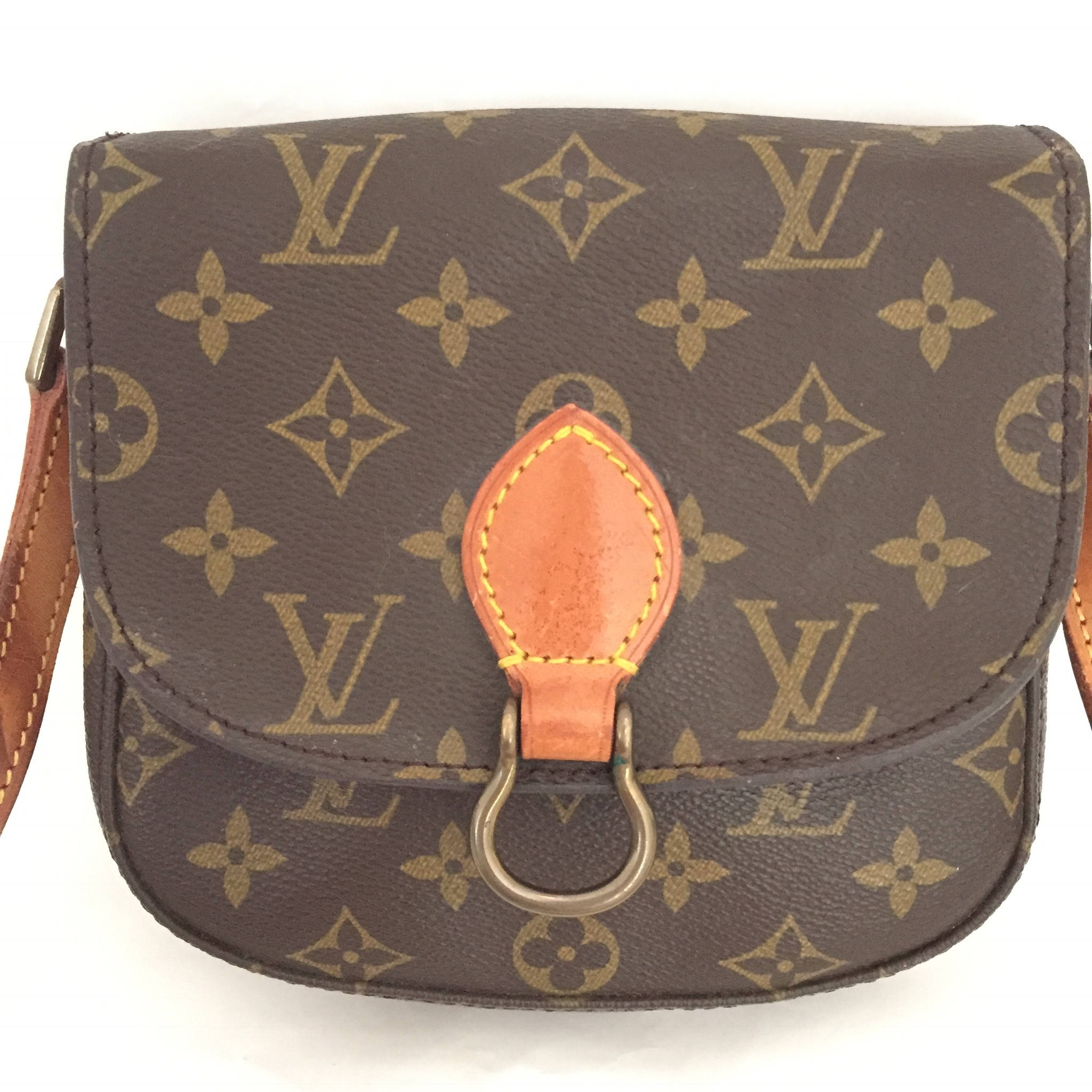 Louis Vuitton Monogram Authentic Saint Cloud PM Shoulder Bag Lv