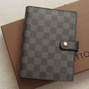 LOUIS VUITTON Damier Ebene Agenda MM Day Planner Cover