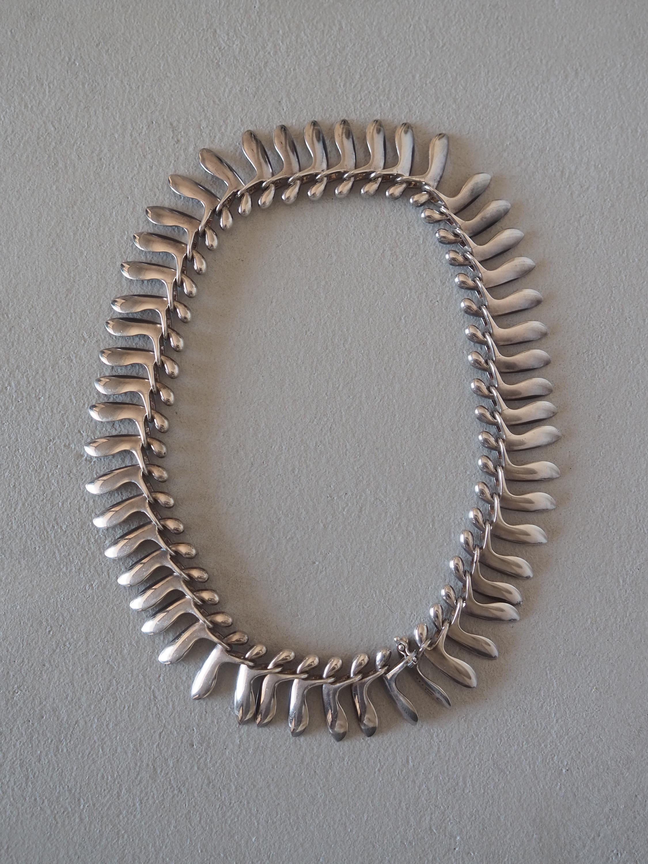 Georg Jensen Archive Collection Necklace #115 Silver 925 Vintage