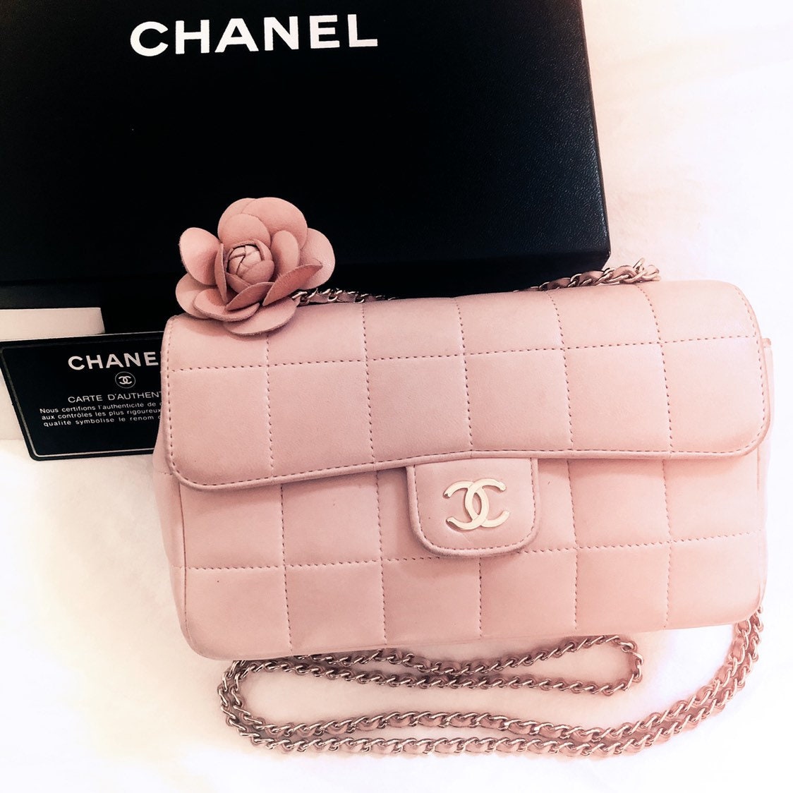 Chanel Coco Pony Hair Exotic Key Chain Coin Wallet Bag Charm
