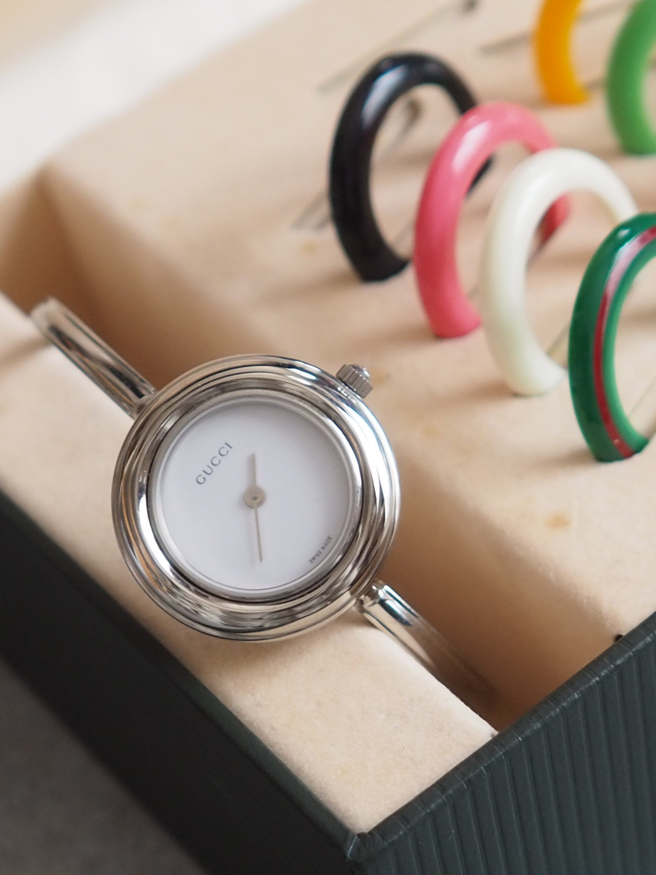 [良品]BURBERRY 9100L Change Bezel 6 Colors 良品]BURBERRY 9100L Change Bezel 6 Colors（GUCCI Accessories