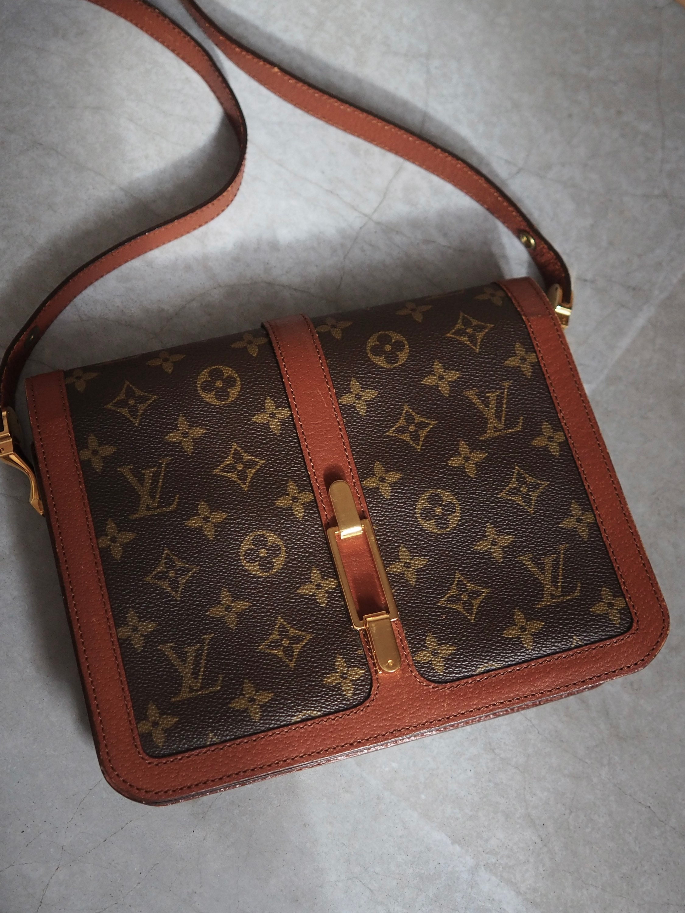 Used Brown Louis Vuitton Vintage Marceau Monogram Shoulder/Crossbody/ Messenger Bag Houston,TX