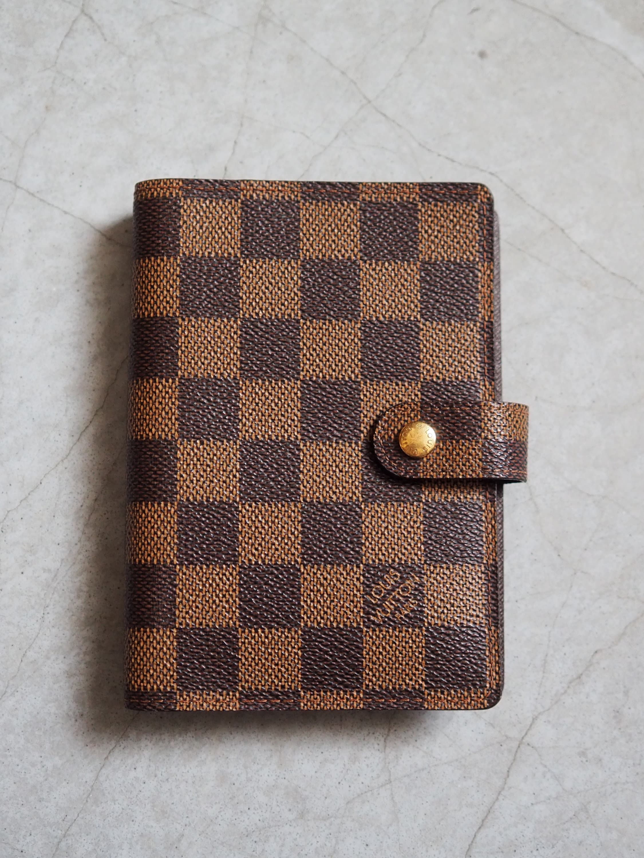 Small Ring Agenda Cover Damier Ebene - Art of Living - Books and Stationery