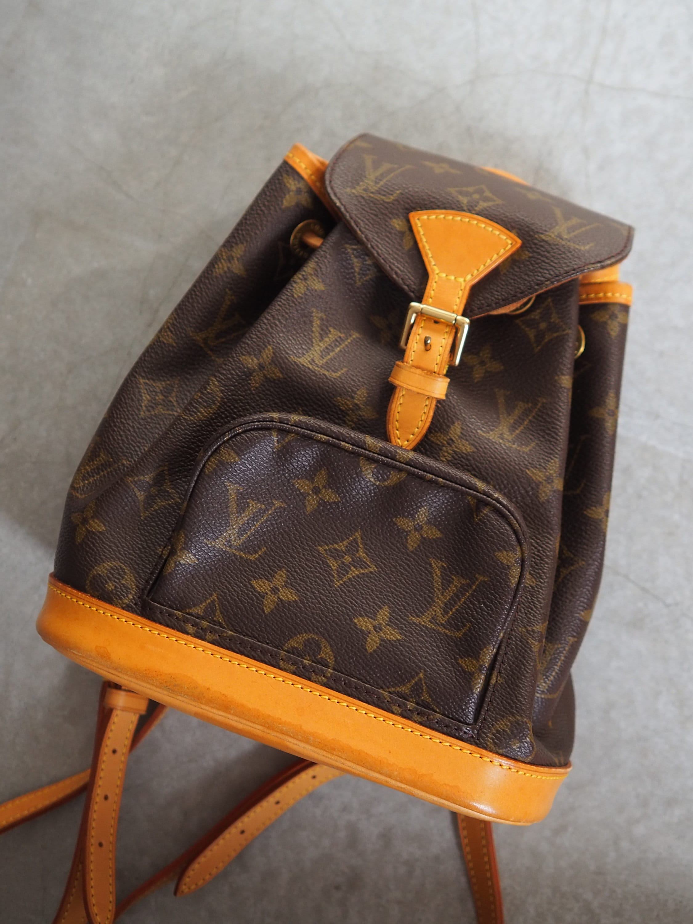 Vintage Louis Vuitton Montsouris Monogram LV BACKPACK Rucksack Travel Purse  School Bag Tote Satchel