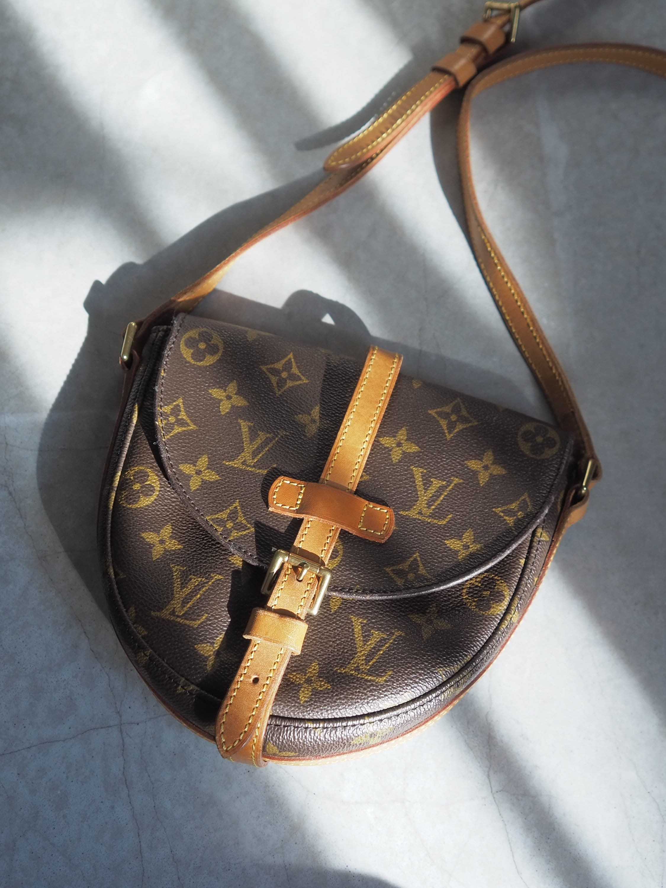 LOUIS VUITTON Monogram Chantilly PM M51234 Shoulder Bag Authentic