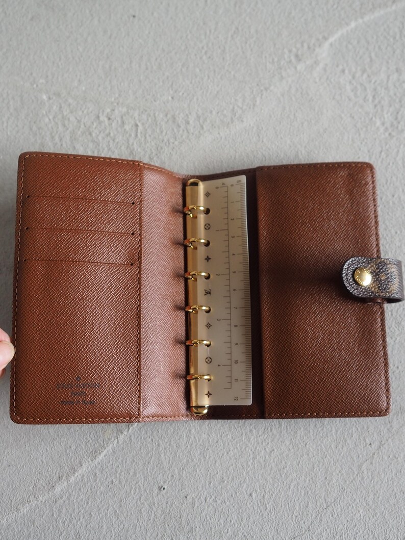 LOUIS VUITTON Monogram Agenda PM Day Planner Cover Lv Authentic Etsy