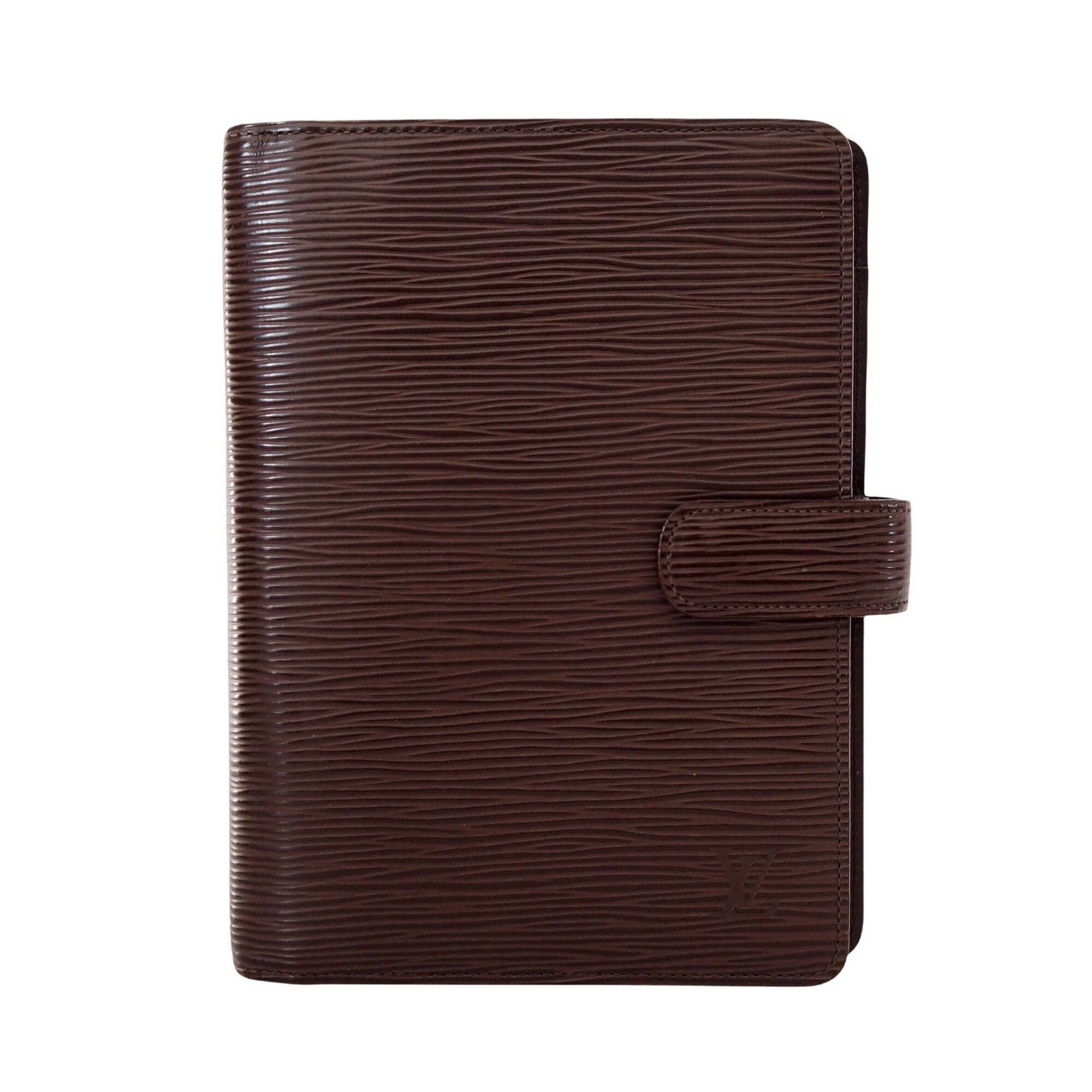 Medium Ring Agenda Cover Epi Leather - Personalisation