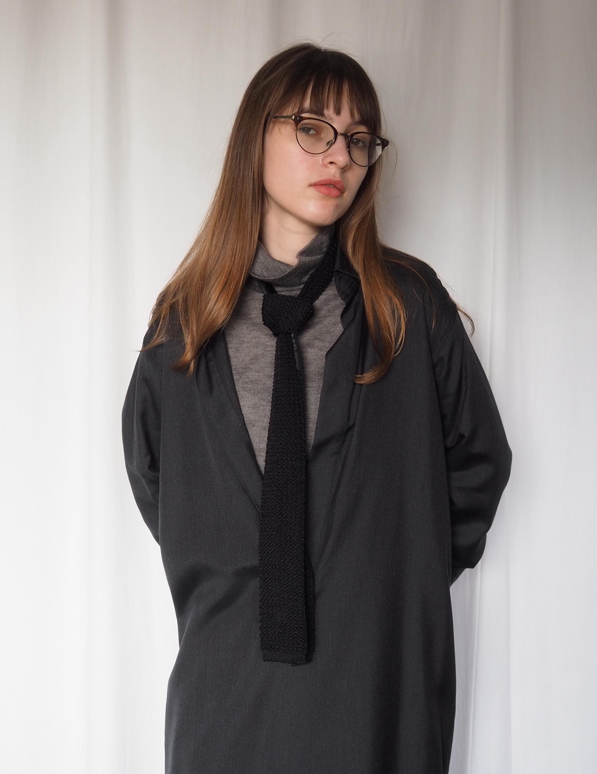 HELMES エルメス シルクニットタイ 黒 HERMES ニットタイ ブラック シルク ヴィンテージ 本物 - Etsy 日本