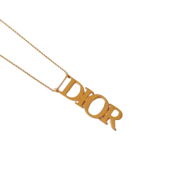 Christian Dior Necklace CD Logo Vintage 