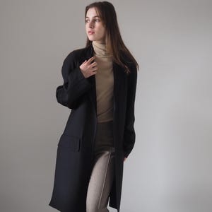 ジャケット・アウター CELINE by Phoebe Philo Crombie Coat 42 CÉLINE by Phoebe Philo grey coat fall 2010 - The AP Archive