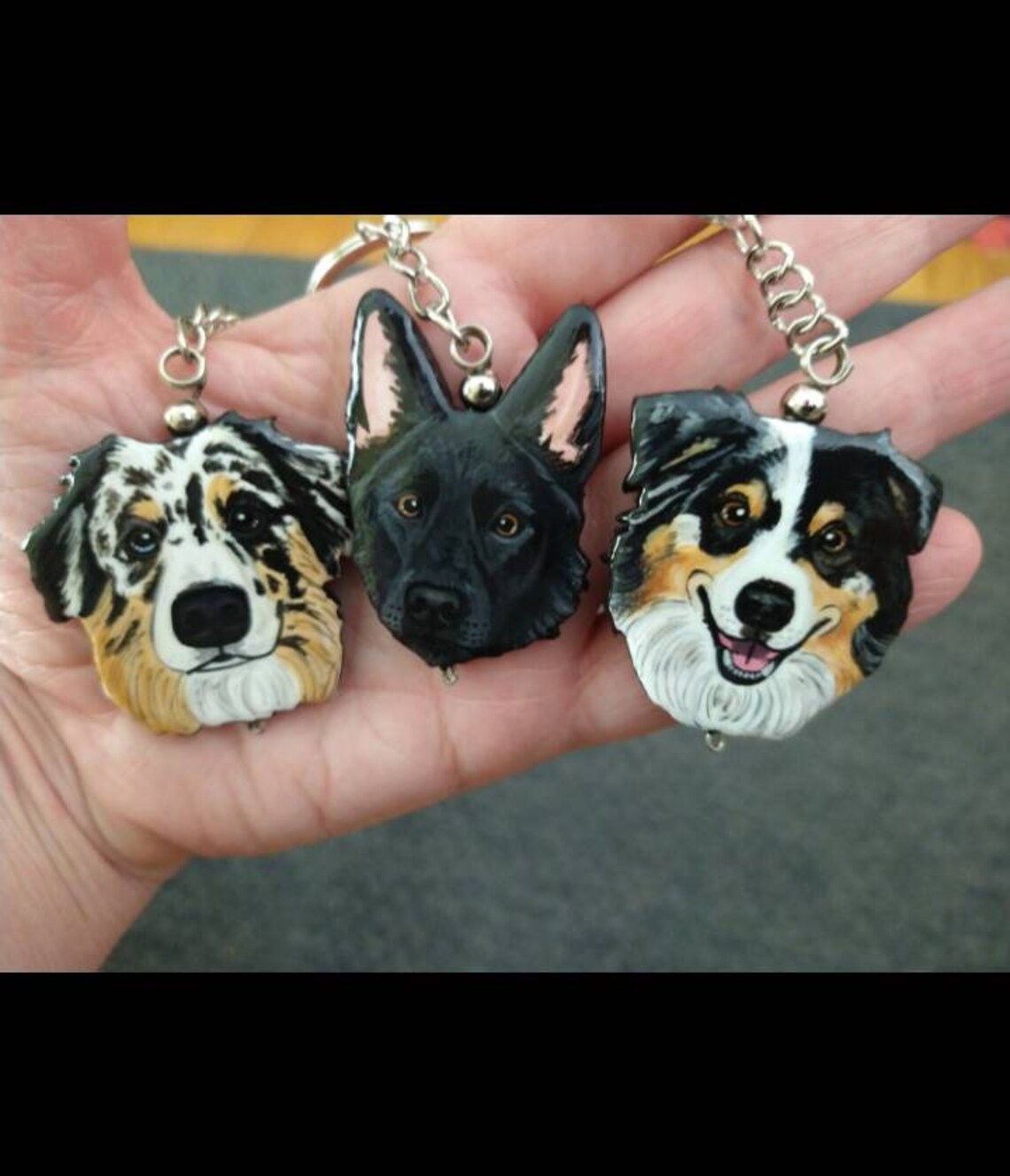 Custom Pet Keychain & Portrait Etsy