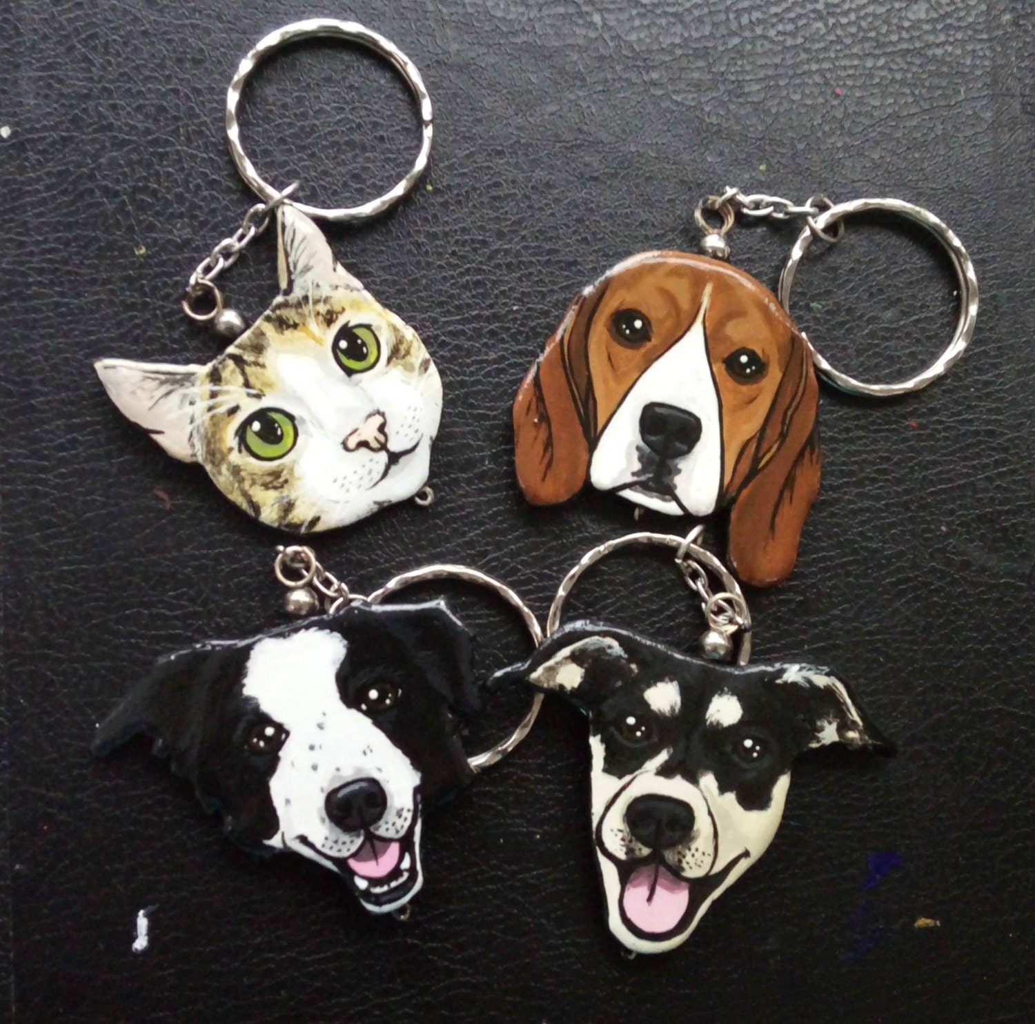Custom Pet Keychain & Portrait Etsy