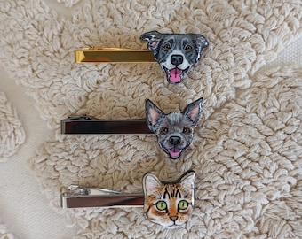 Custom Pet tie clip