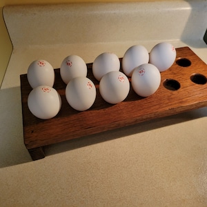Egg Holder Countertop Display Egg Holder Refrigerator Egg Holder holds 12 eggs Reclaimed Barnwood Egg Holder Barn Wood Egg Holder Rustic