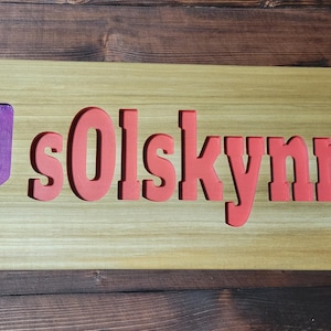 Twitch Sign, Twitch Channel, Custom Sign, Personalized Gamertag, Gamers Gift, Twitchcon Sign