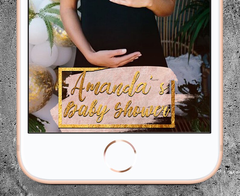 Baby Shower Snapchat Filter Baby Shower Snapchat Geofilter Etsy