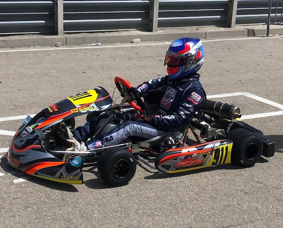 Kit Décalcomanies AMR Racing – Stickers Pour Kart KG FP7 CarbonX R – Fabriqué USA