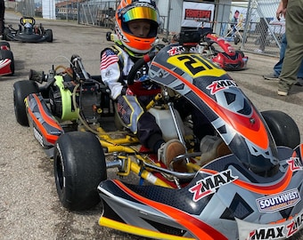 Birel MK20 Cadet / mini gokart grafisk omslagsmall