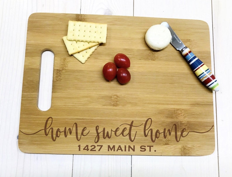 New Home GiftPersonalized Cutting BoardCustom Cutting BoardWedding GiftHousewarming GiftChristmas GiftChristmas Gift
