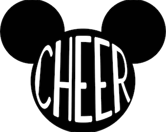 Cheer and Dance Mouse SVG, JPEG, and PNG