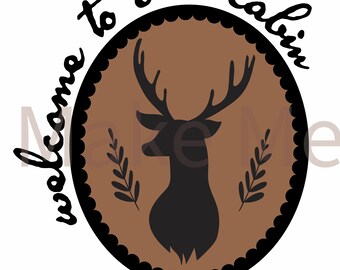 diy cabin sign graphic circuit and cnc cut SVG PNG and JPEG