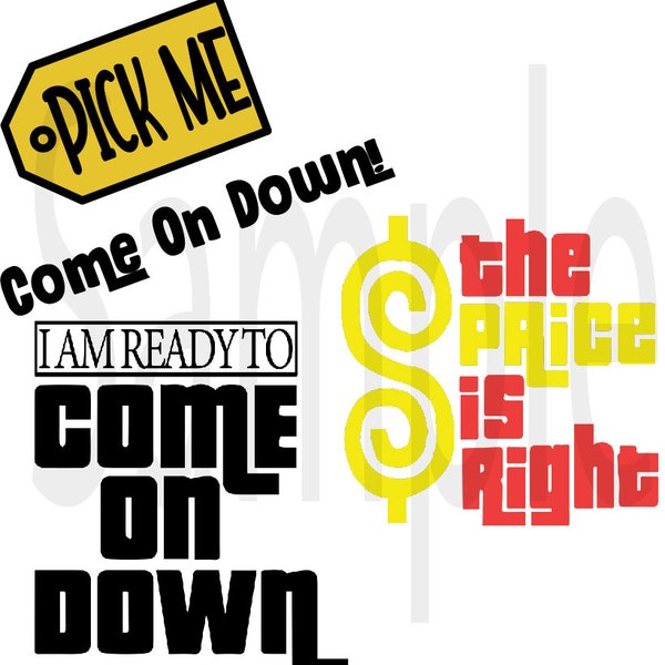 The Price is Right SVG PNG JpEg