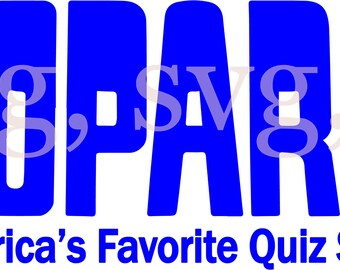 Jeopardy! in svg png and jpeg