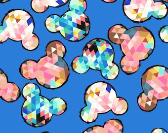 Seamless Mouse Geo Design and Clip Art