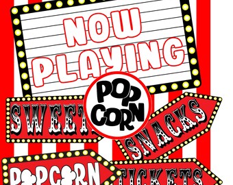 Circus Party Signs, and graphics printables