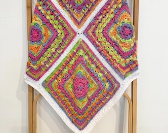 Handmade Crochet Baby Blanket | 100% Cotton | Ready to Ship