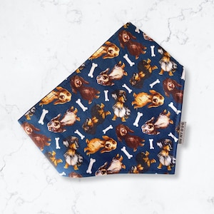 All the Dachshunds Dog Bandana | Dog Neckerchief | Handmade
