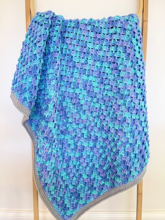 Crochet Crystal Waves Blanket Ready to Ship Handmade Etsy