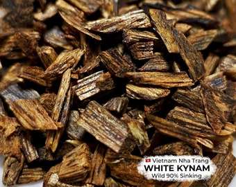 Wild White Kynam/Kyara Chips from Vietnam Nha Trang, 90% Sinking