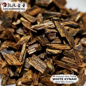 Wild White Kynam/Kyara Chips from Vietnam Nha Trang, 90% Sinking