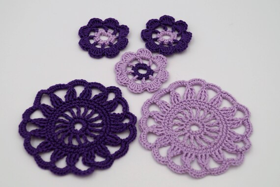 Crocheted Owl Handmade application Gardmaking sewing scrapbooking Appligue patch embellishment kids crochet cap