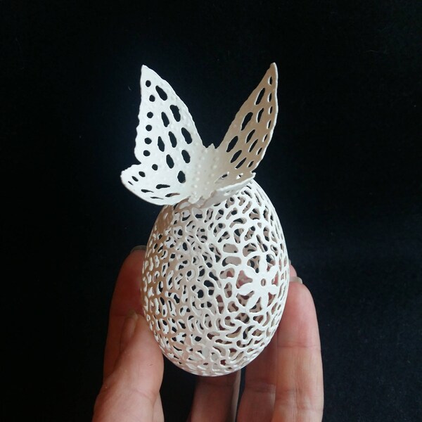 Egg Shell Ornaments Etsy