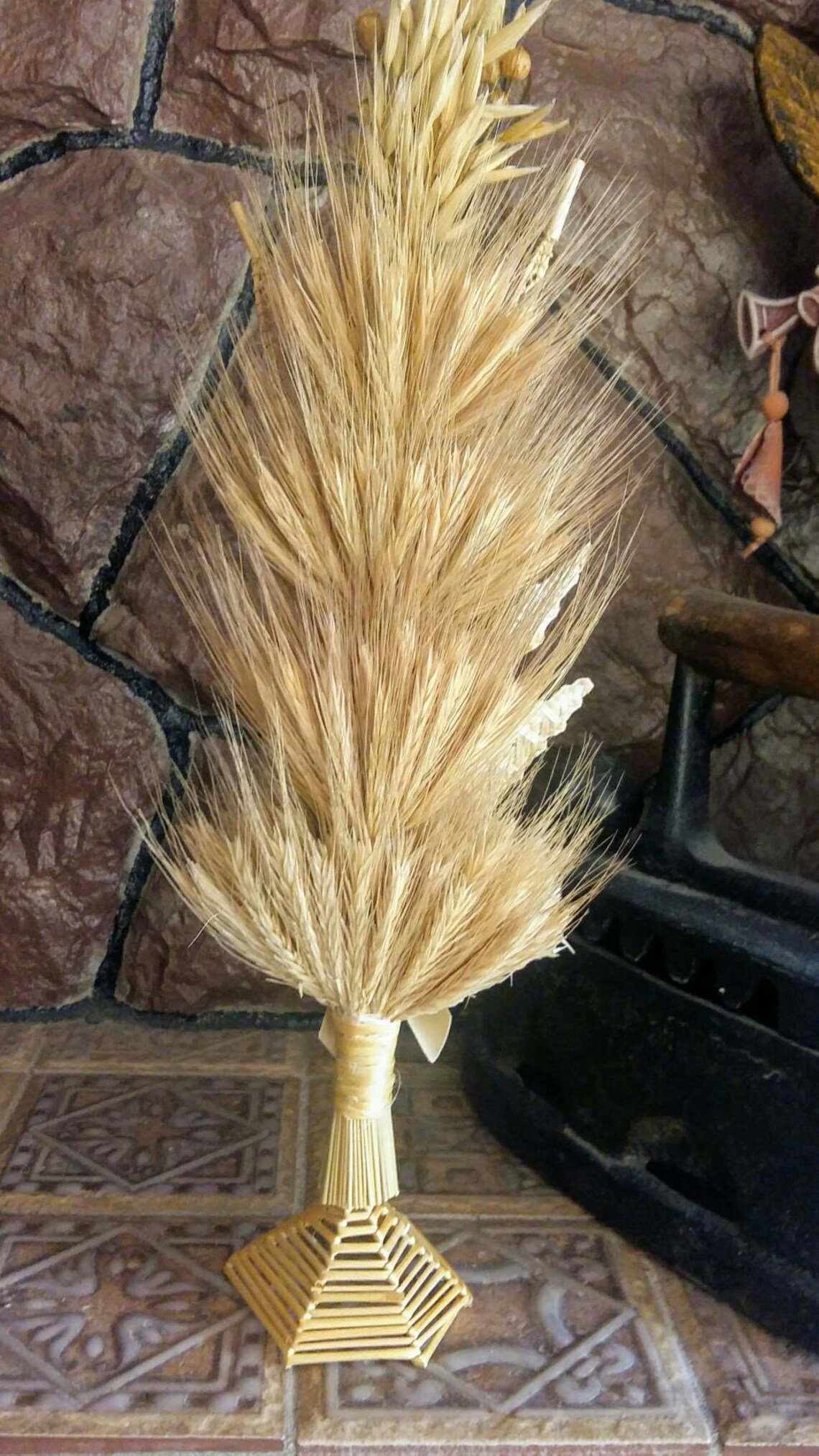 Traditional ukrainian didukh Wheat sculpture Christmas | Etsy