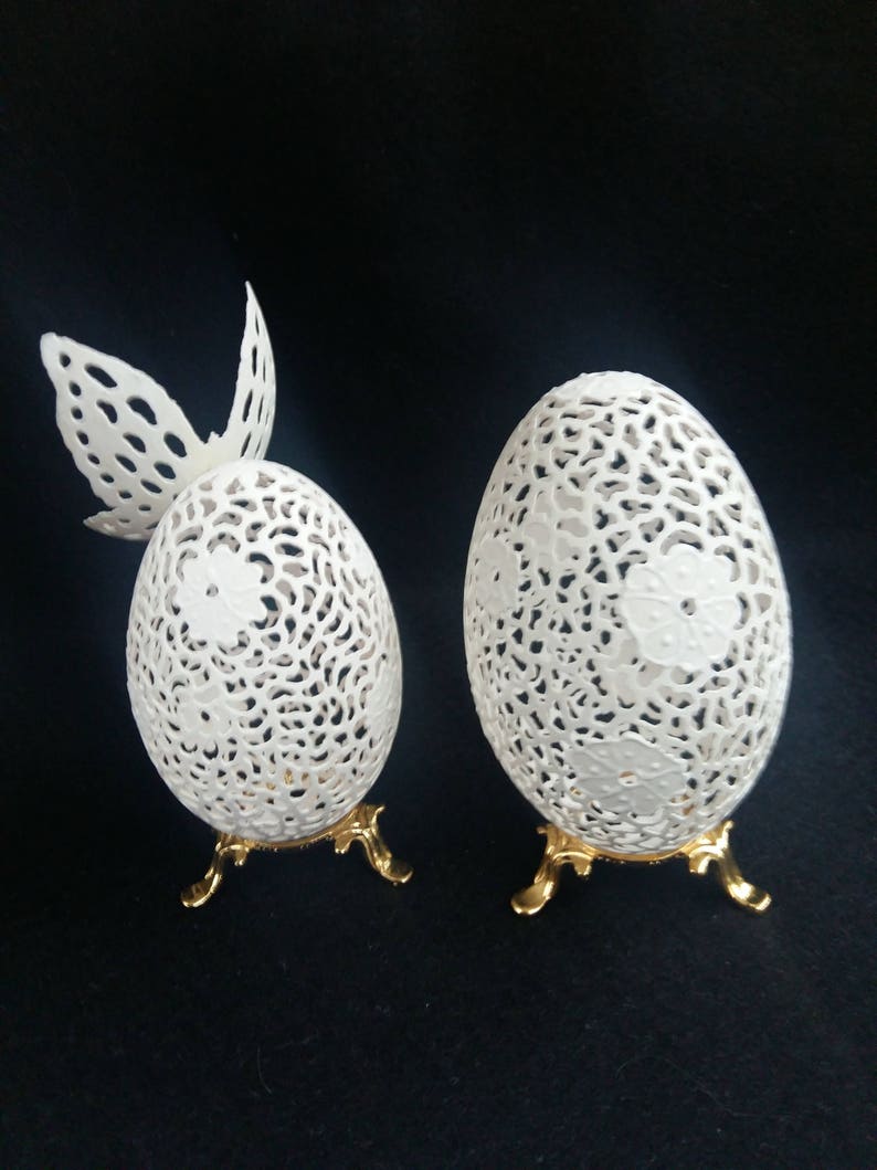 Carved Egg Shell Lace Eggshell Butterfly Egg Art Decorated Etsy