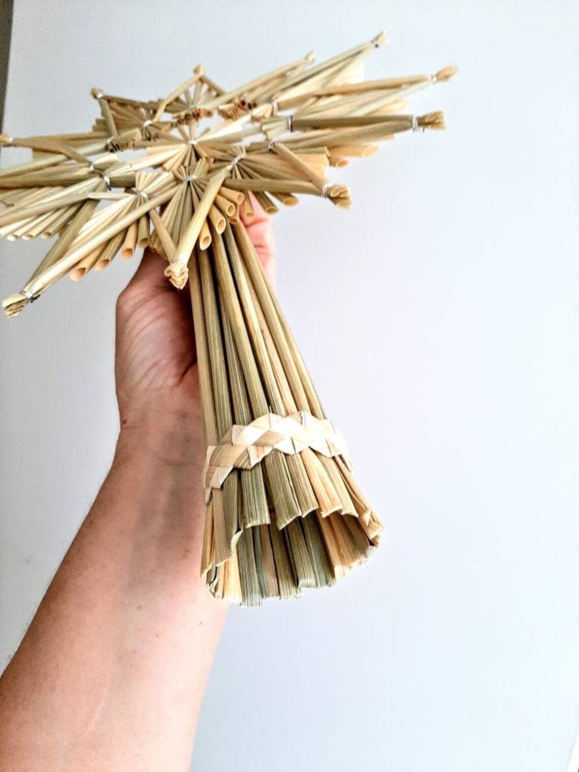 Christmas tree straw topper Christmas ornament home tree Etsy