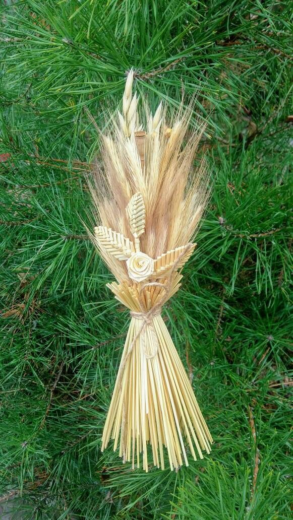 Ukrainian Traditional Christmas decorations didukh Wheat Etsy