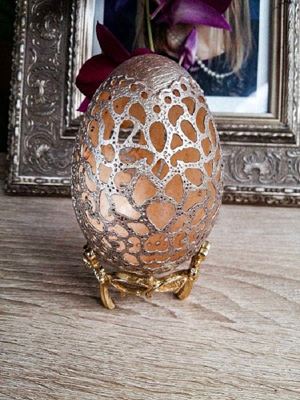 ガチョウの卵の殻 32個 エッグアート用