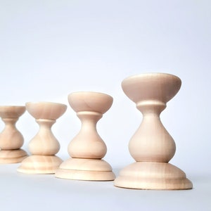 Supporto Per Uova Di Struzzo - Piedistallo A 3 Piedini | Portauova Decorativo | Per Artigianato E Collezioni - Foto 3