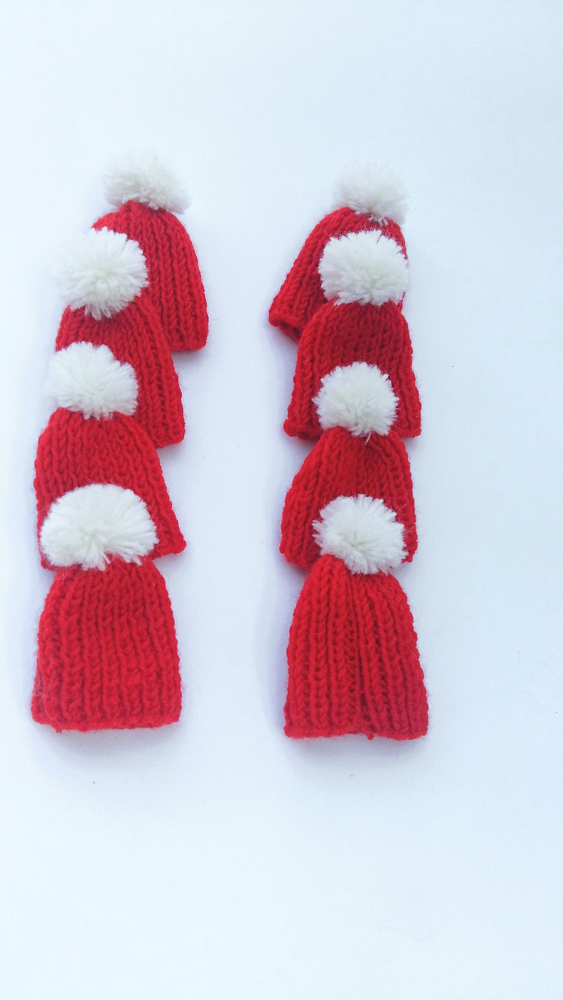 Knitted Mini Hatsanta's Hat Knit Baby Hat Gift Knit Etsy Canada