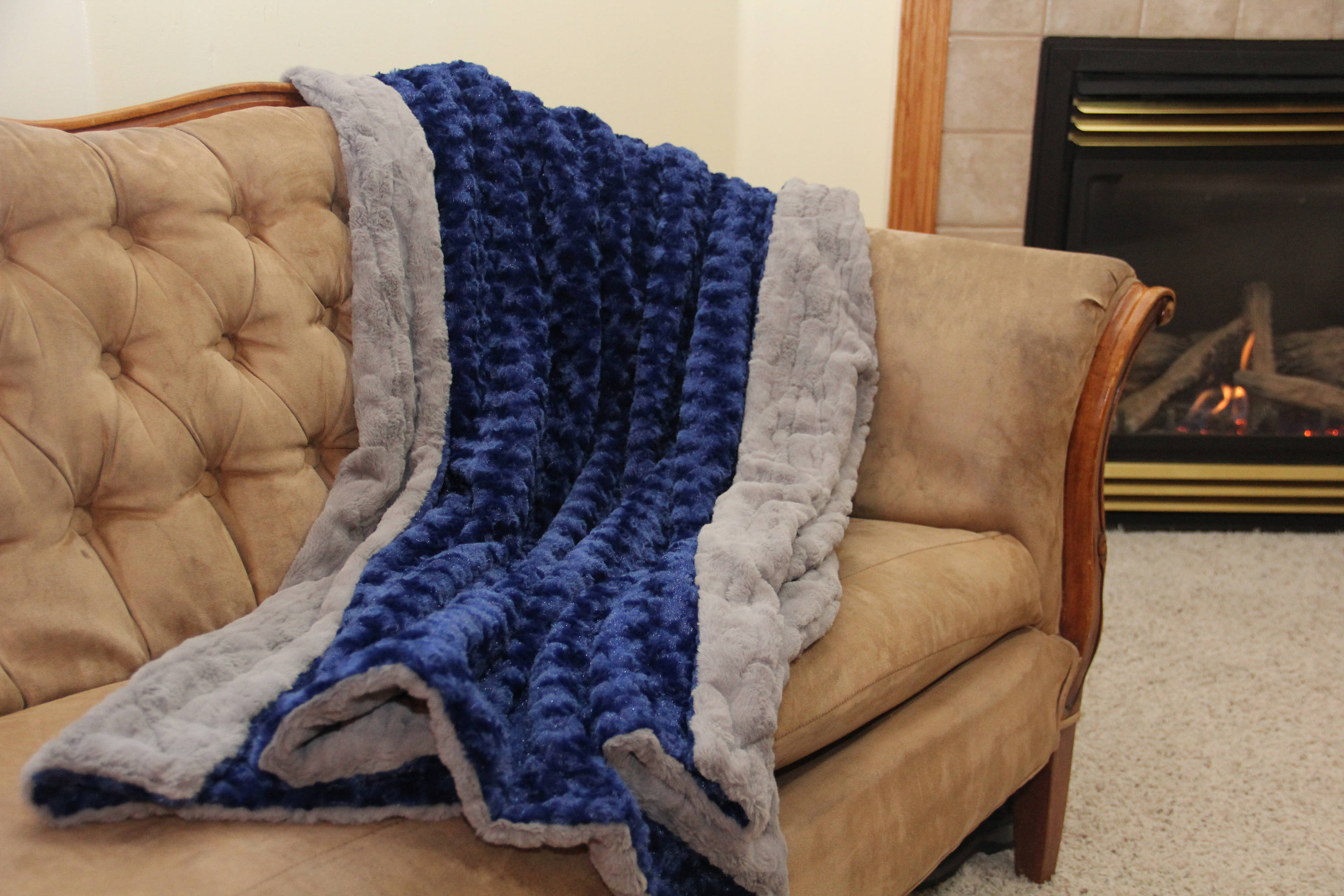 Large Adult Minky Blanket Twin Minky Blanket Adult Plush Etsy