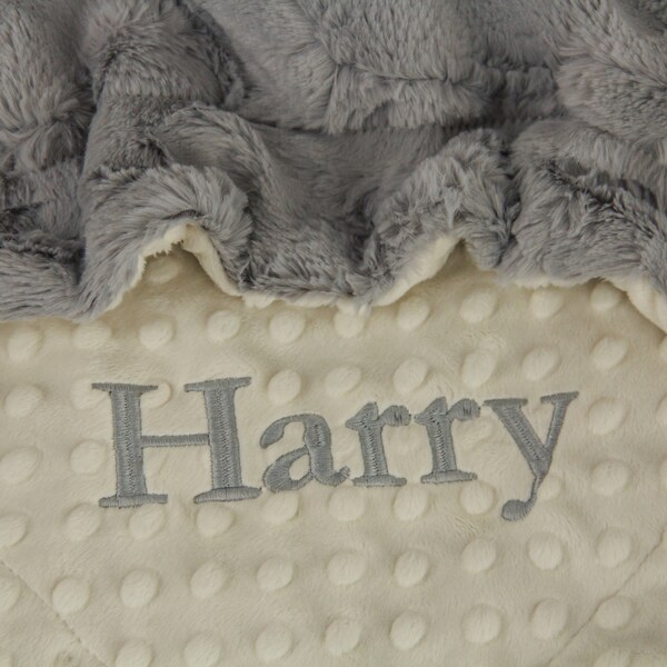 Gray Baby Blanket Etsy
