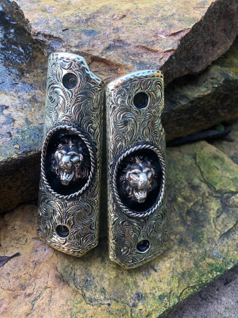 1911 Lion Grips Shadow style grip | Etsy