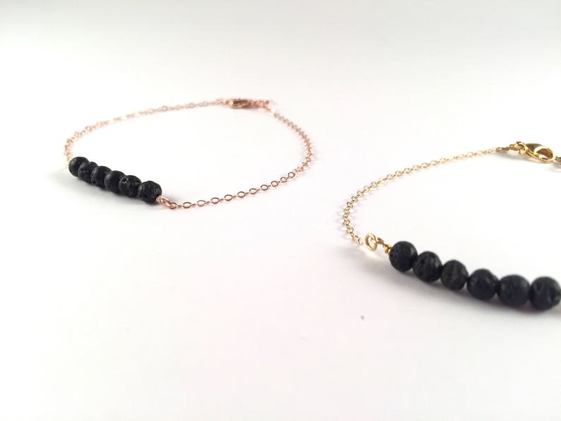 diffuser Nia dainty bracelet lava bracelet Essential oil bracelet lava bead bracelet diffuser bracelet Dainty diffuser bracelet