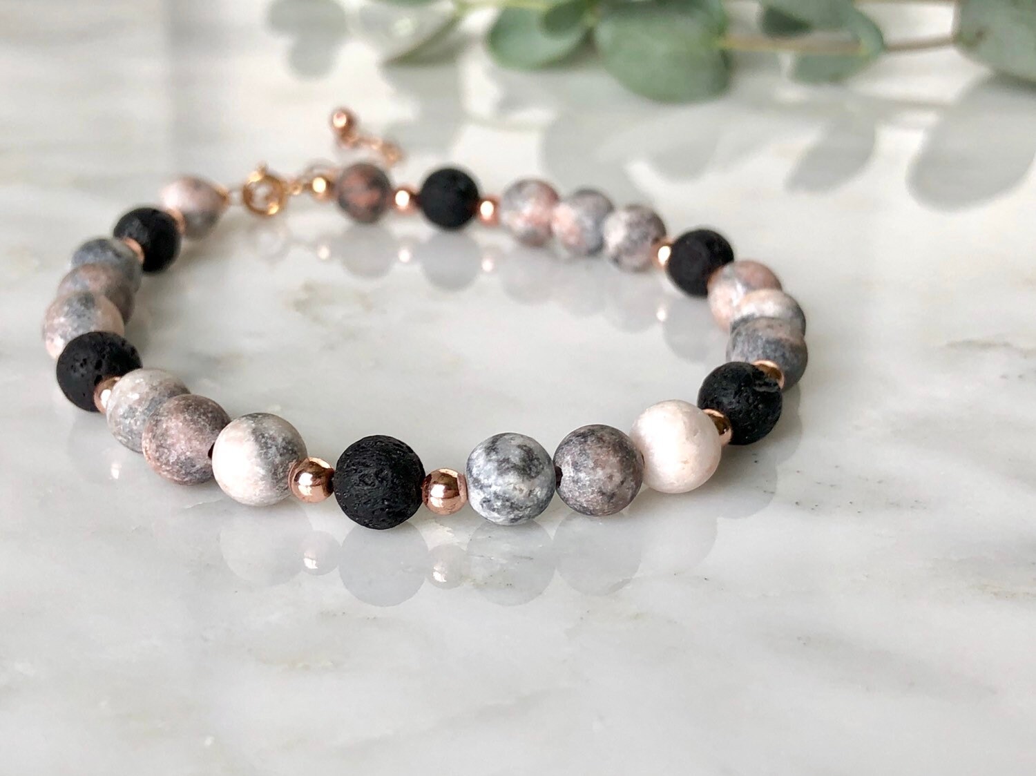 Details about Pink & Gray Mixed Color Zebra Jasper Gemstone and Lava 8mm Bead Essential Oil Ar Details about Pink & Gray Mixed Color Zebra Jasper Gemstone and Lava 8mm Bead Essential Oil Ar