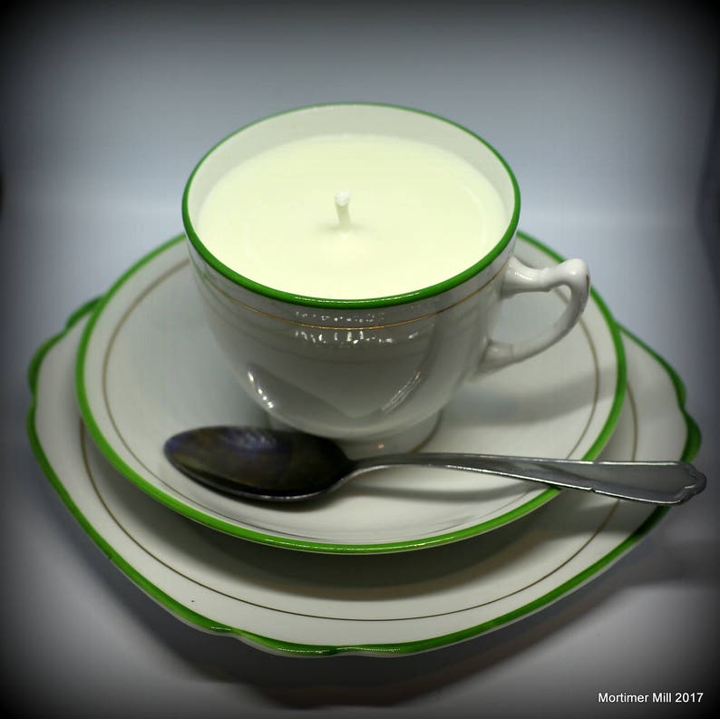 Choose Your Scent Teacup Candle in Roslyn China Etsy